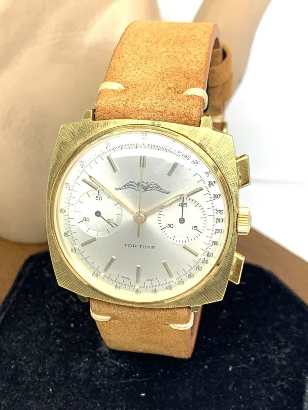 Breitling Top Time AOPA Logo Ref. 2009 Men's Watch 1967 Swiss Chronograph 37mm